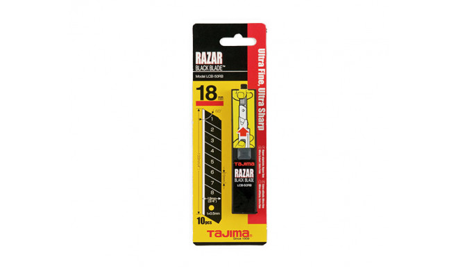 Tajima varuterad Razar Black 18mm, 10 tk
