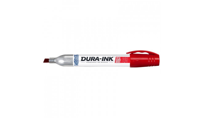 Tindimarker Markal Dura-Ink 25, 3 & 6mm, punane