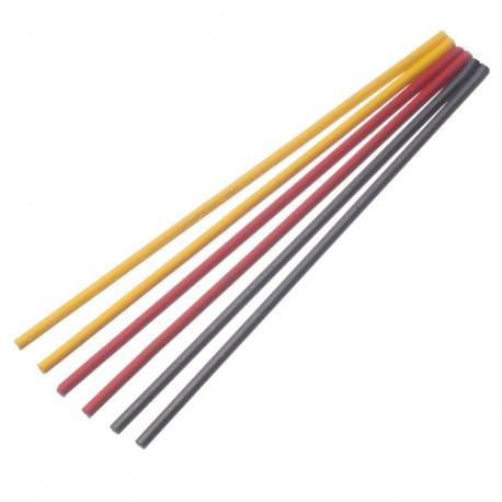 Markal Trades-Marker® dry assorted refills – 2.8 mm leads, graphite, red, yellow, wipeable marks, st