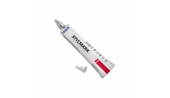 Markal 96652 Stylmark Paint Marker White 1/8"