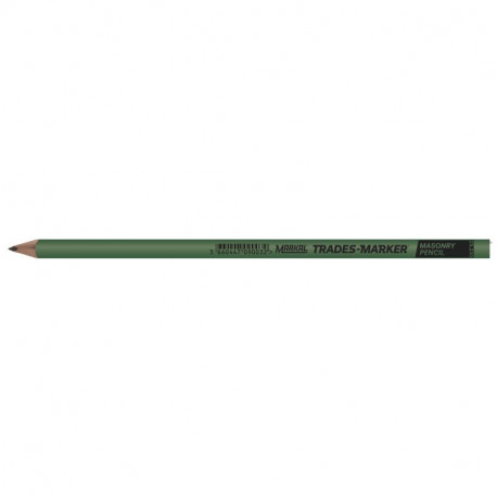 Masonry pencil 30cm Markal, green varnished (12pcs)