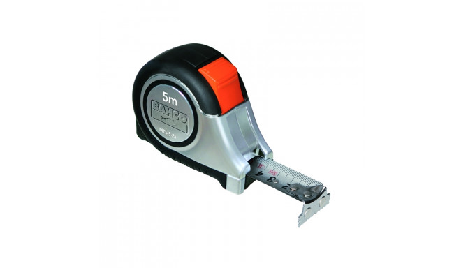 Mõõdulint roostevaba MTS 8mx25mm kahepoolse skaalaga, magnetiga