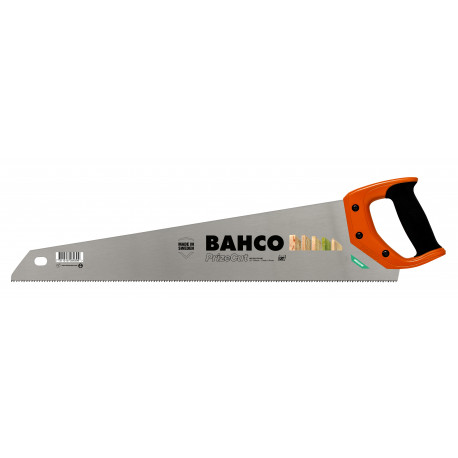 Bahco PrizeCut universaalsaag – 550 mm tera, kõvastatud hambad, 7/8 TPI, plastkäepide