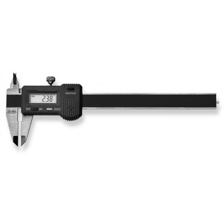 SCALA digital caliper model 230 – 200 mm range, 0.01 mm resolution, stainless steel, DIN 862 complia