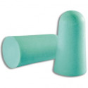 Ear plugs, disposable, One-fit, non-corded, pair packed. Sky blue. SNR: 31dB. 1 pair. For loud envir