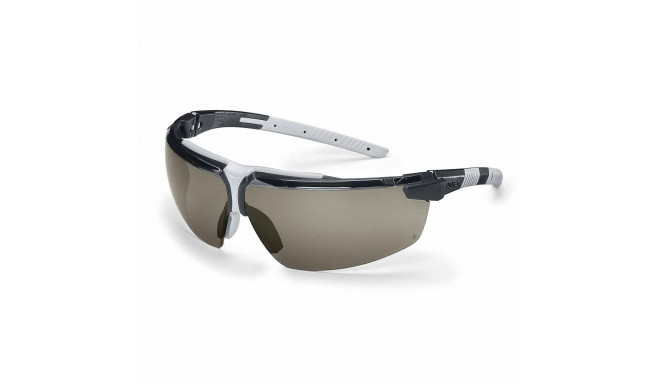 Safety glasses Uvex i-3, grey lens, supravision excellence (anfi scratch, anti fog) coating,  black/