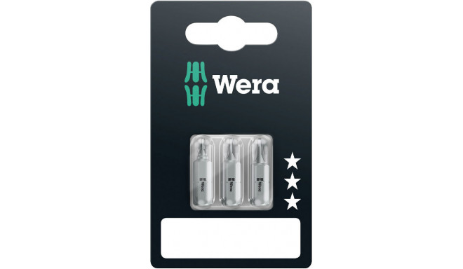 Wera 855/1 Standard bits PZ 1 + PZ 2 + PZ 3 x 25mm