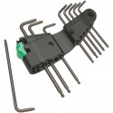 Wera 967/9 TORX L-võtmete kmpl 9 osa TX 8-40, Blacklaser