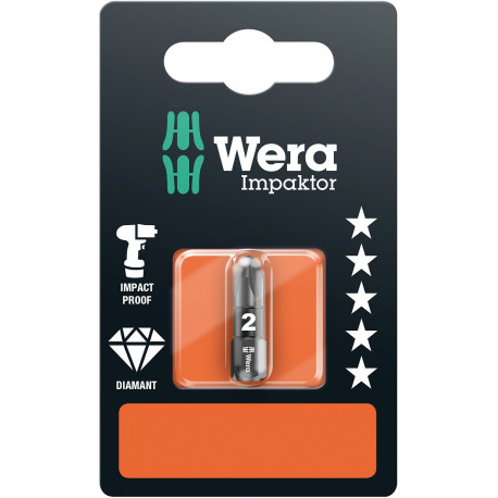 Wera 855/1 Impaktor bit PZ 3 x 25mm