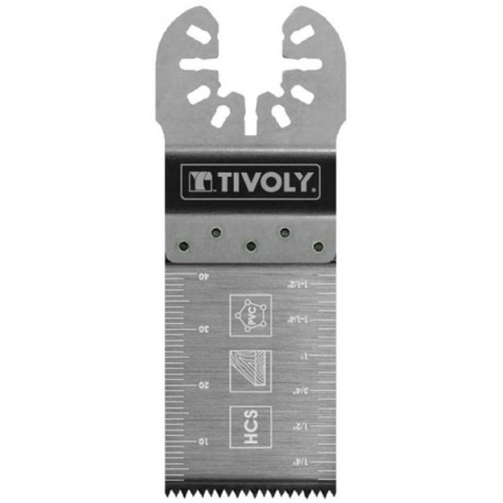 Multitööriista tera 34x40mm, HCS (tugevdatud hammastega), puidule