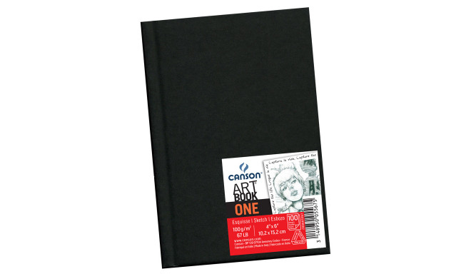 Eskiisiplokk Art Book One A6 100g 100lehte kõvaköide