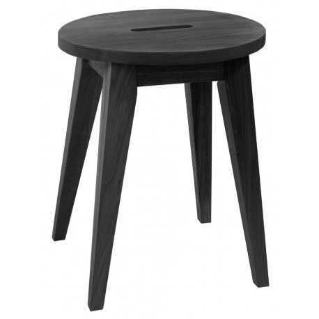 Taburet MONDEO D-36xH-45cm / must tamm nat. KAUPLUSE NÄIDIS