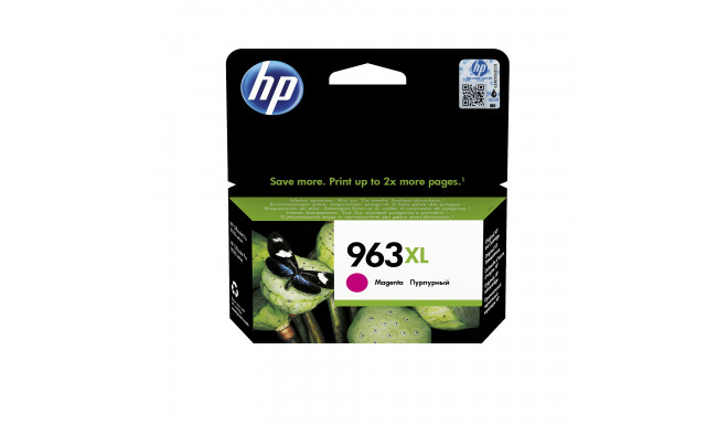 Tint HP 3JA28AE 963XL Magenta High Yield suuremahuline 23.25ml 1600lk OfficeJet Pro 9010 9012-9014 9