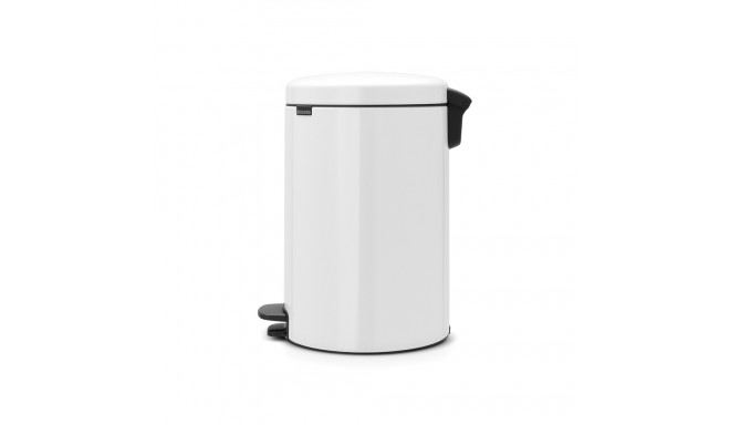 Prügikast 20L, Brabantia, NewIcon pedaaliga ja met. siseämbriga/ White, valge