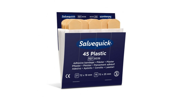 Täitepakend - plastikplaastrid 45tk/pk Salvequick