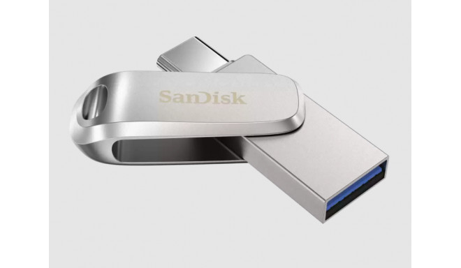 USB-mälupulk Sandisk USB-C 64GB/SDDDC4-064G-G46 Ultra Dual Luxe, Type-C, USB3.2 Gen1, max read 400MB