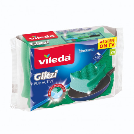 Nõudepesusvamm VILEDA krobeline suurem 2tk Pur Active
