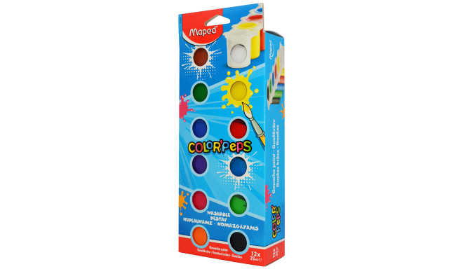 Guash ColorPeps 12x25ml, Maped