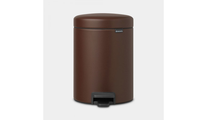 Prügikast 5L, Brabantia, NewIcon pedaaliga 208546/ Mineral Cosy Brown, Grey, pruun