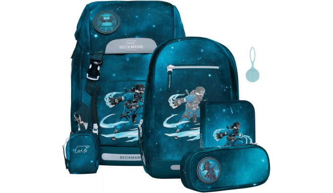 Seljakott / ranits Beckmann Classic komplekt 6 osaline Ninja Master kasvule 116-140cm, maht 22l, kot