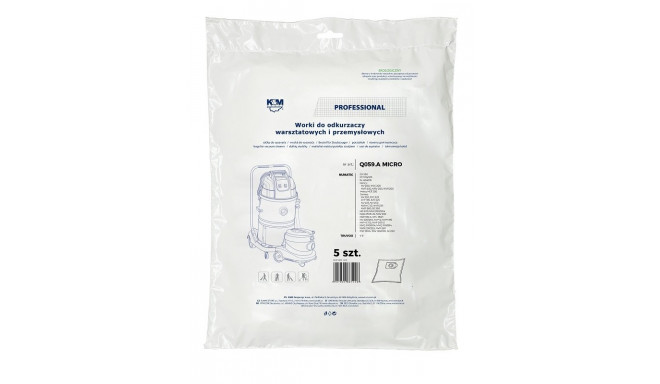 K&M KM-Q059.A NUMATIC HENRY MICRO Bags for vacuum cleaner 5 pcs.