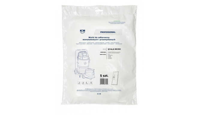 K&M KM-Q144.A VC 0065-17/VC 1250 Bags for vacuum cleaner 5 pcs.