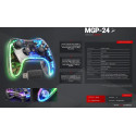 Mars Gaming MGP-24 Bezvadu spēļu kontrolieris RGB / USB 2.4GHz / USB-C / X-input & D-input