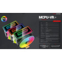 Mars Gaming MCPU-VR CPU Cooler Dual Infinity Mirror ARGB 180W 120mm Dzesētājs procesoram