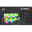 Mars Gaming ML-ONE360 CPU Liquid Cooling FRGB Водяное охлаждения для процессора