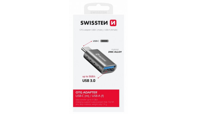 Swissten OTG Adapter USB-C to USB 3.0 Connection