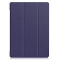Tactical Book Tri Fold Case For Tablet Apple iPad Pro 12.9" (2020) Blue