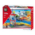 Blocki MyFireBrigade Helicopter and Control Tower / KB0812 / Constructor with 129 parts / Age 6+