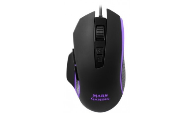 Mars Gaming MM018 Игровая мышь с Дополнительными кнопками / RGB / 4800 DPI / USB / черный