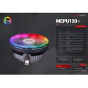 Mars Gaming MCPU120CPU Cooler RGB 12cm Кулер для процессора