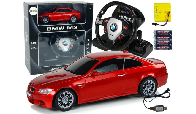 BMW M3 RC Car with steering wheel remote control 1:18