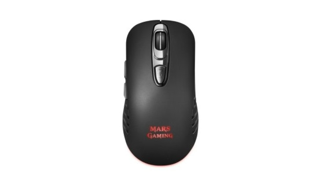 Mars Gaming MMW2 Bezvadu Spēļu Pele ar Papildus Pogām / RGB / 3200 DPI