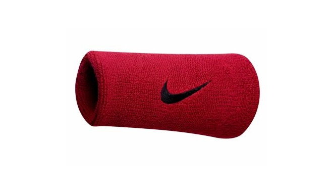 FROTKA NA RĘKĘ SZEROKA NIKE SWOOSH DOUBLEWIDE czerwona /2szt/ NN05624601  