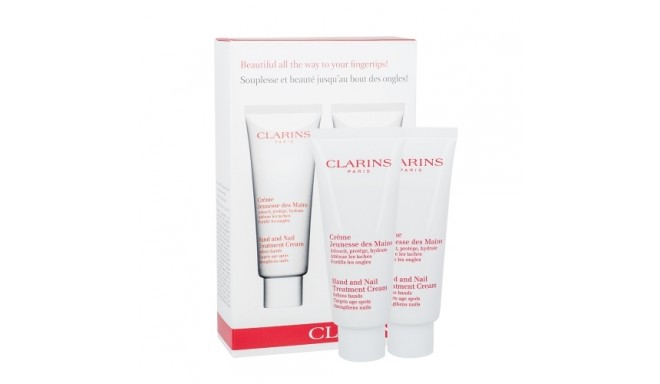 Clarins Hand And Nail Treatment Cream Duo Kit (100ml) (Hand Cream 2 x 100 ml)