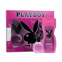 Playboy Queen of the Game EDT (40ml) (Edt 40 ml + Shower Gel 250 ml)