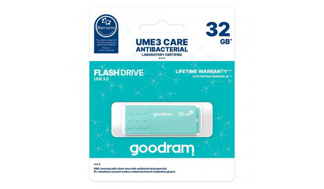 GOODRAM pendrive UME3 32GB USB3.0 (Biomaster protected)