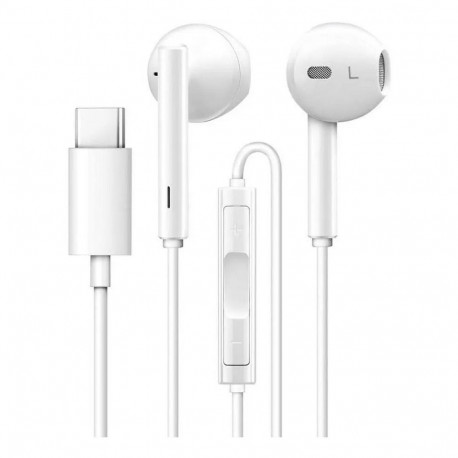 HUAWEI original wire earphones Type C with microphone CM33 white bulk