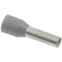 Juhtmehülss 4,0mm², isoleeritud, hall, L=9,0mm