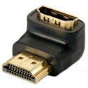 Adapter HDMI (F) - (M) 90° paremale nurgaga, alla