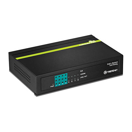 8-Port Gigabit GREENnet PoE+ Switch