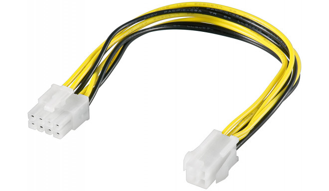 Internal Power cable 8 Pin plug -> P4 4 pin jack