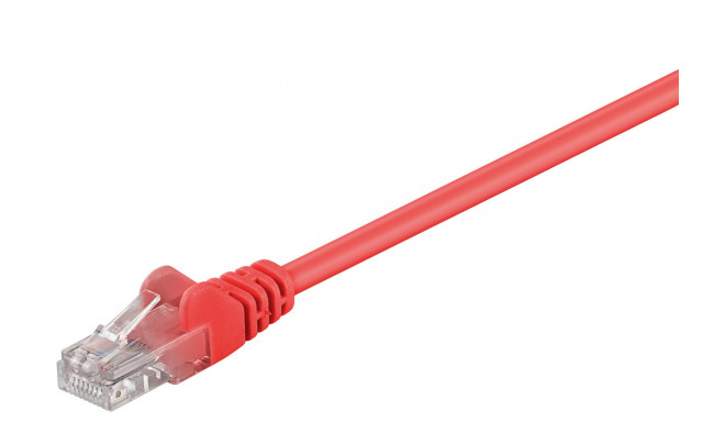 Võrgukaabel Cat5e UTP 10.0m, punane, CCA