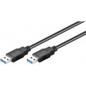USB 3.0 kaabel A - A 0.5m, must