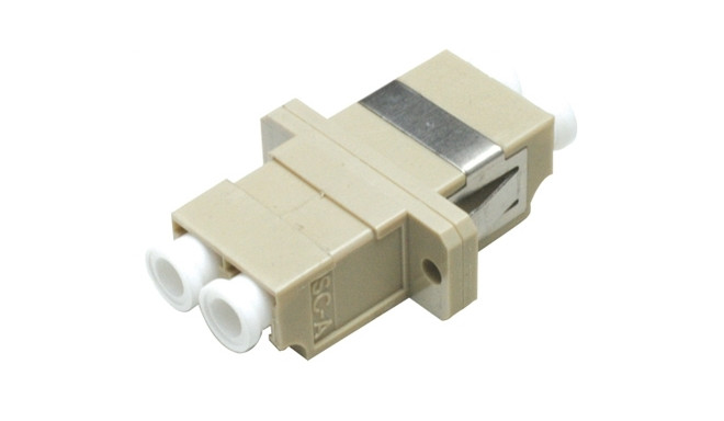 Adaptor LC MM Beige - ZR - DX - Metal Clip - Flange - STD