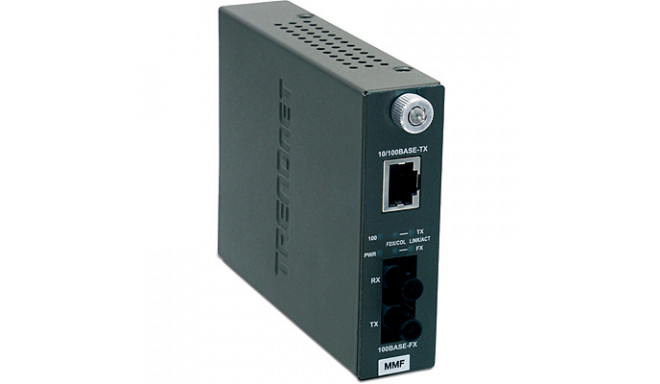 100Base-TX to 100Base-FX Multi Mode ST Fiber Converter (2KM)