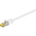 Võrgukaabel Cat7 S/FTP 0.25m, valge, PiMF, LSZH, CU